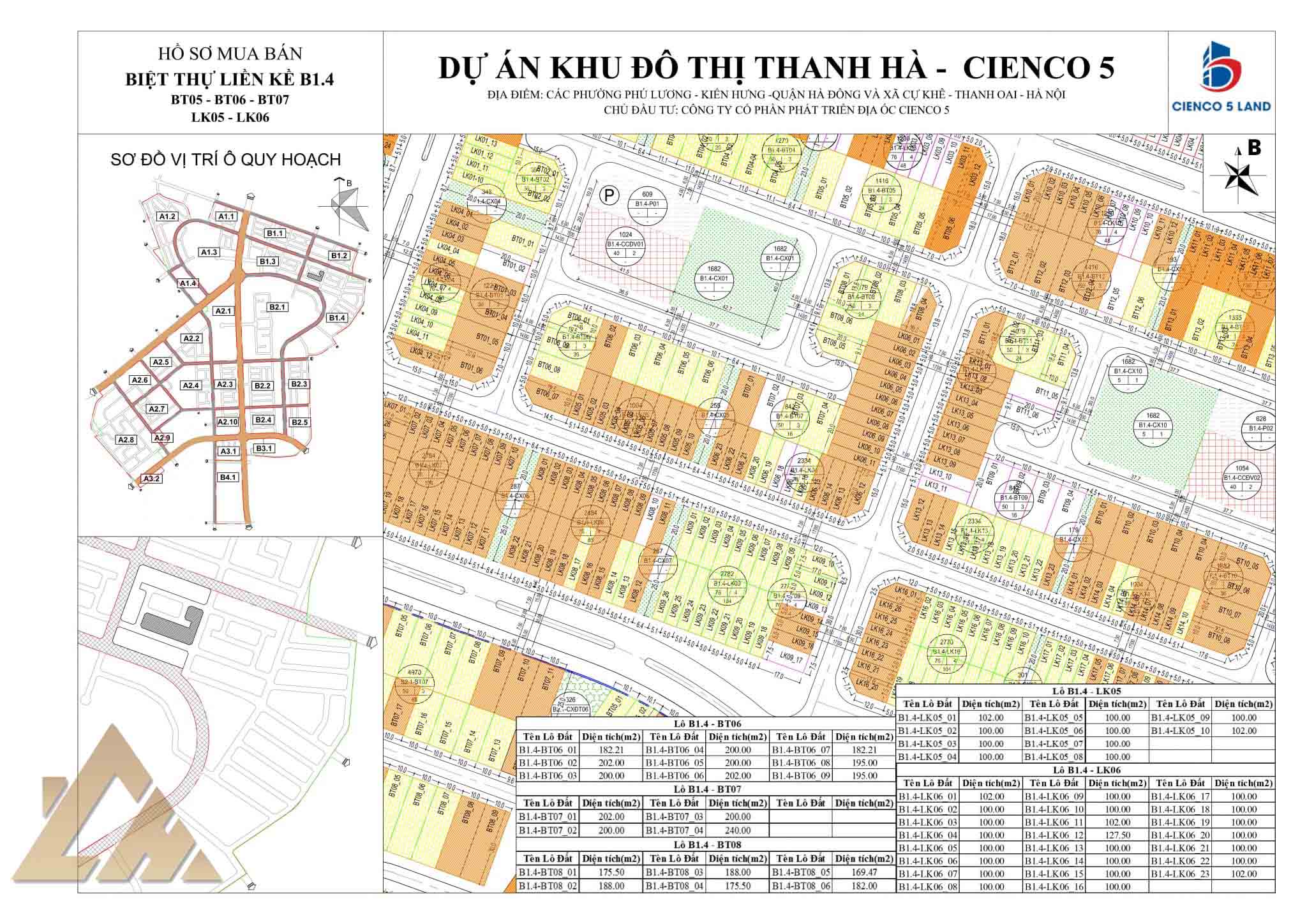 biệt thự thanh hà b1.4