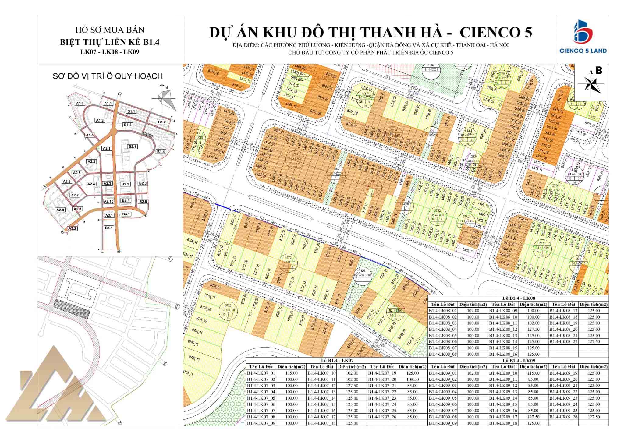 biệt thự thanh hà b1.4