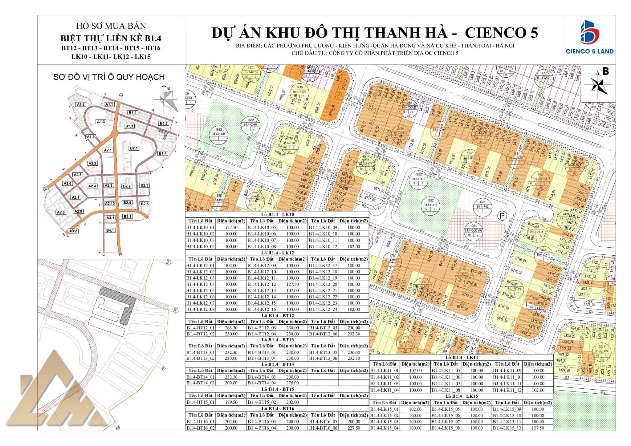 biệt thự thanh hà b1.4