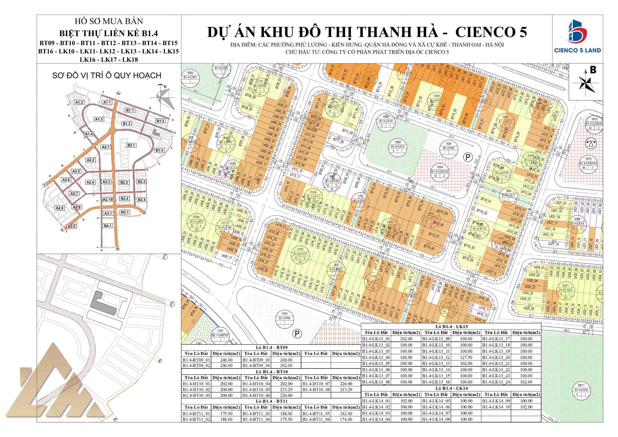 biệt thự thanh hà b1.4