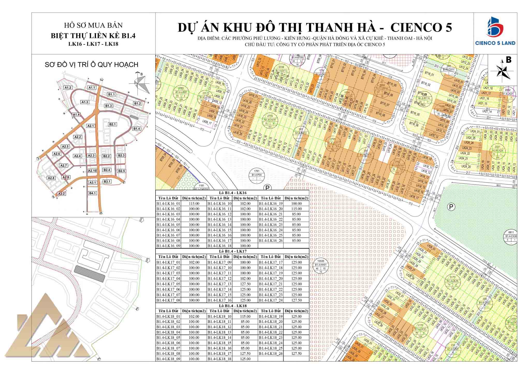 biệt thự thanh hà b1.4