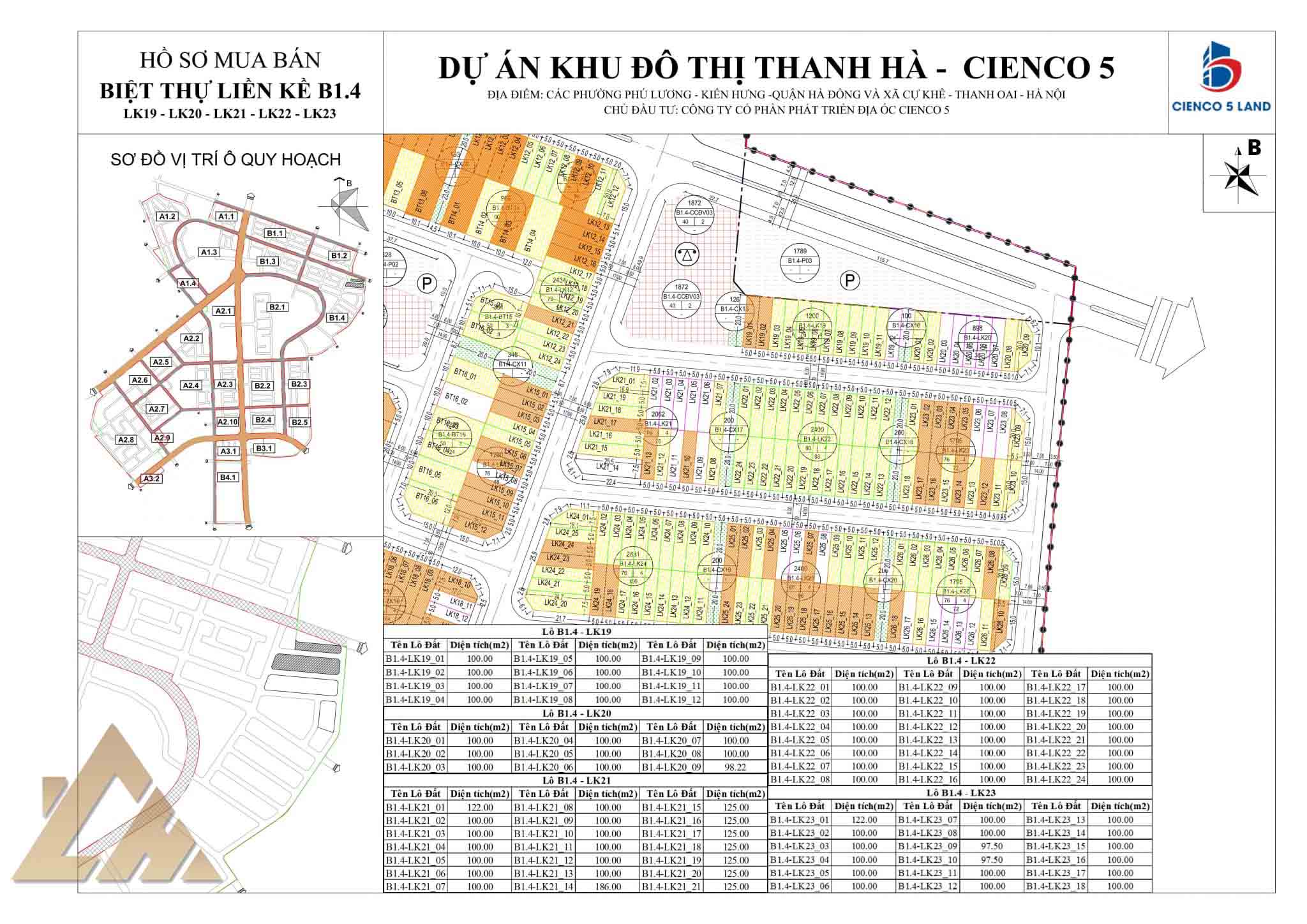 biệt thự thanh hà b1.4