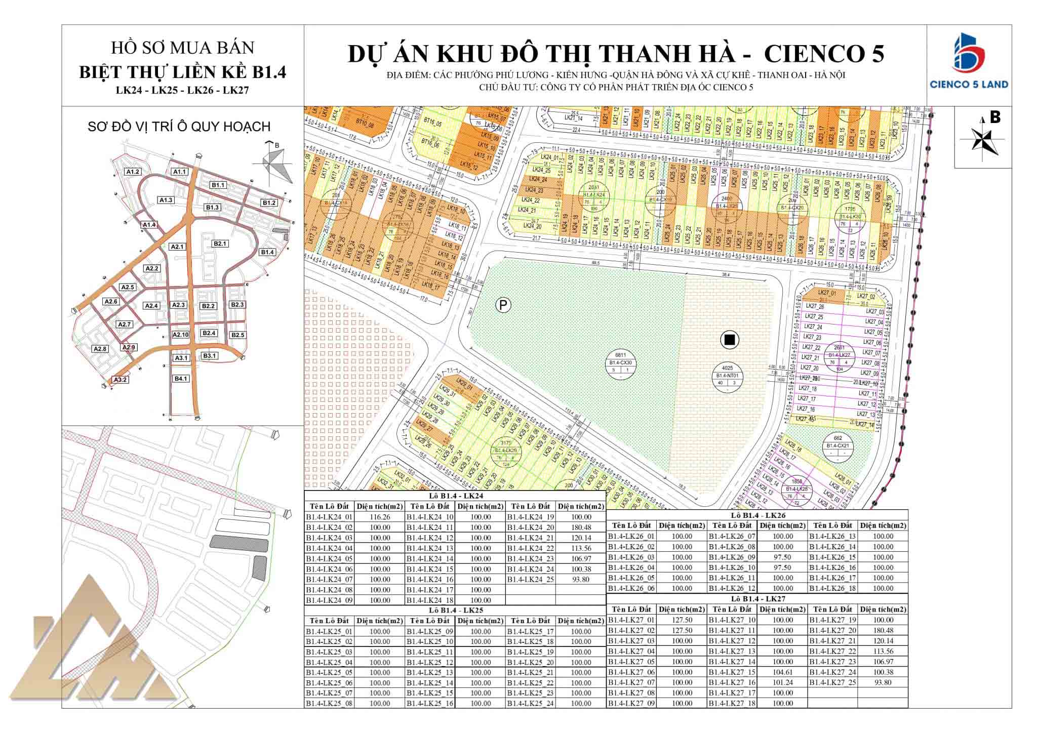 biệt thự thanh hà b1.4