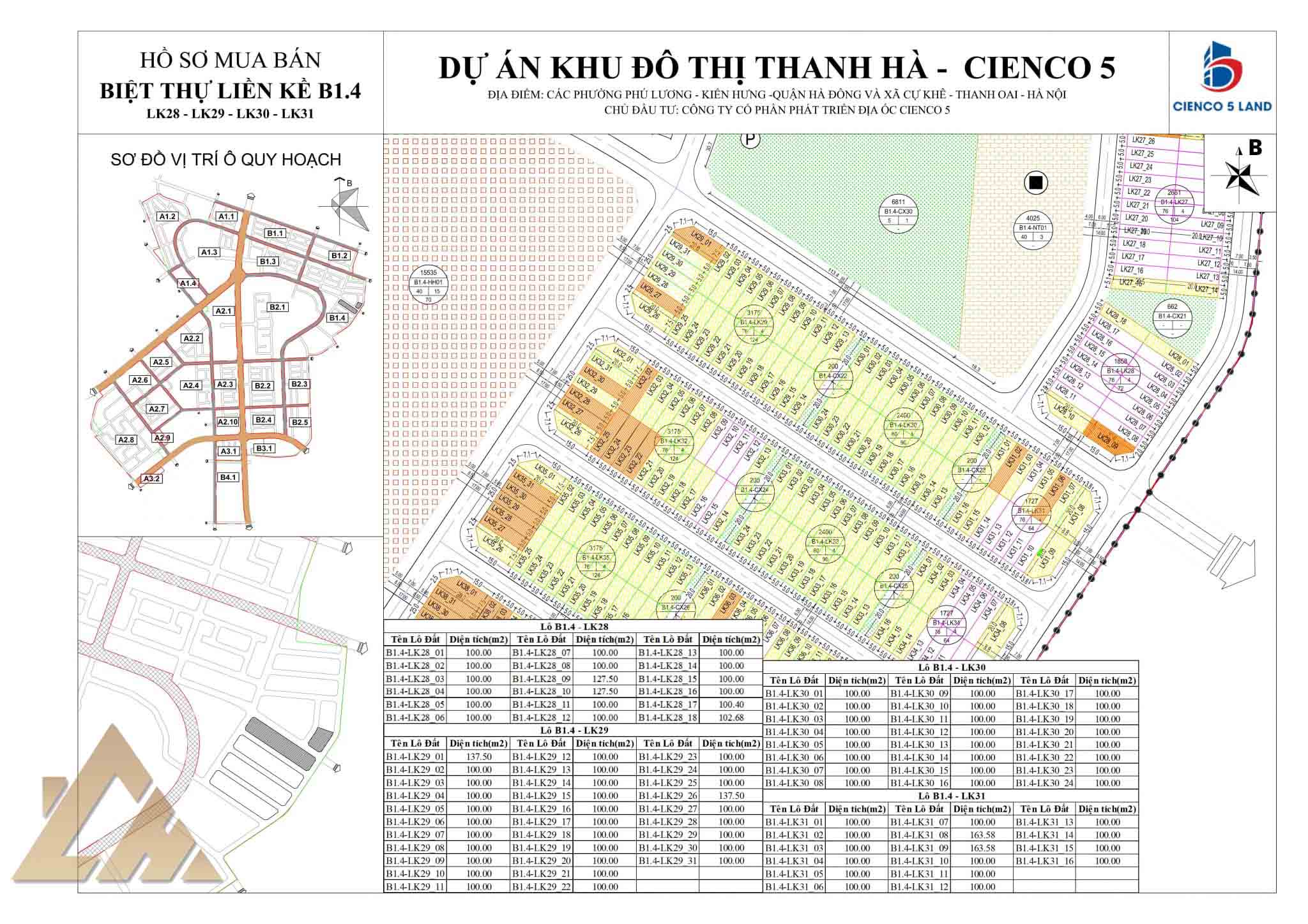 biệt thự thanh hà b1.4