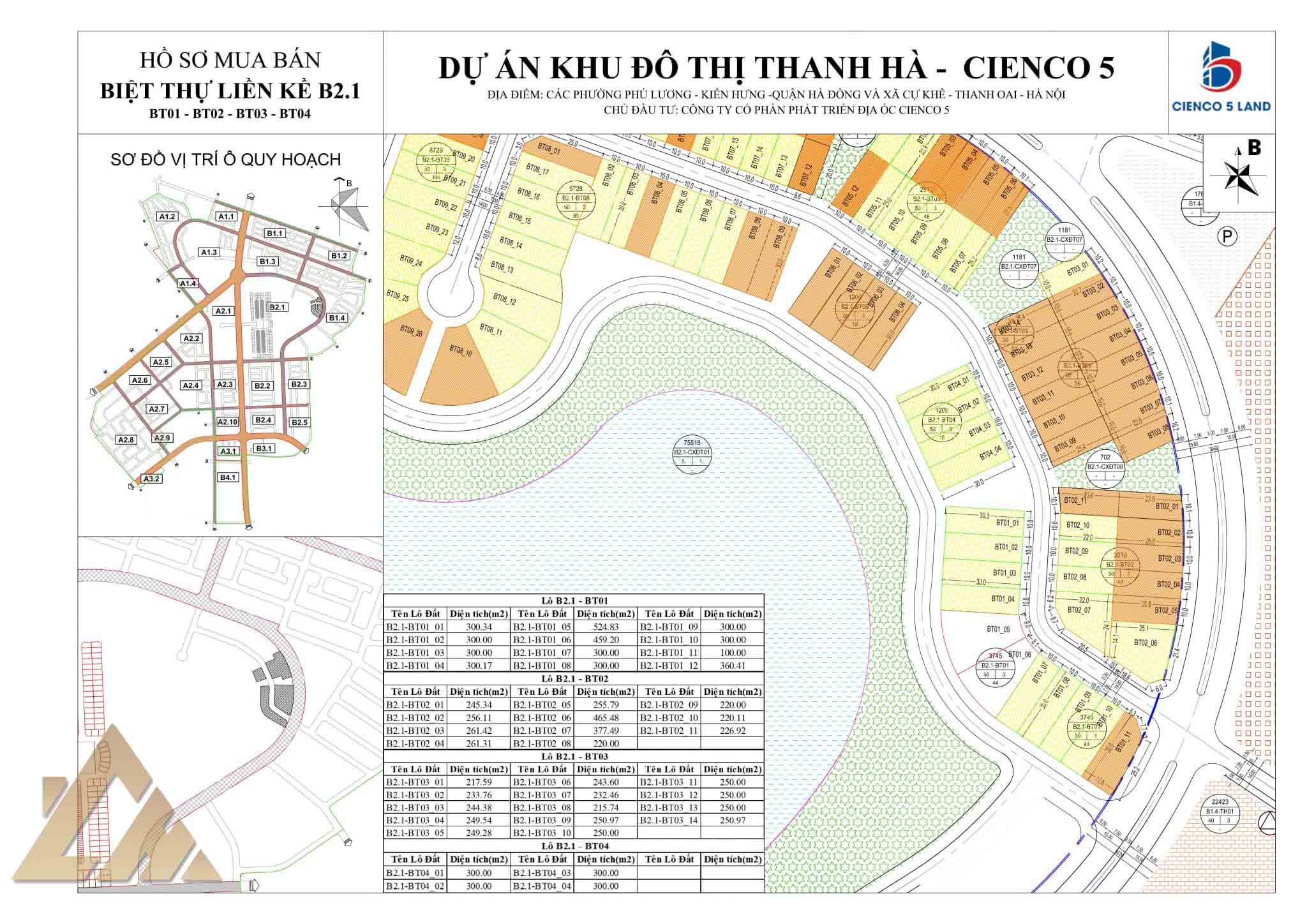 biệt thự thanh hà b2.1