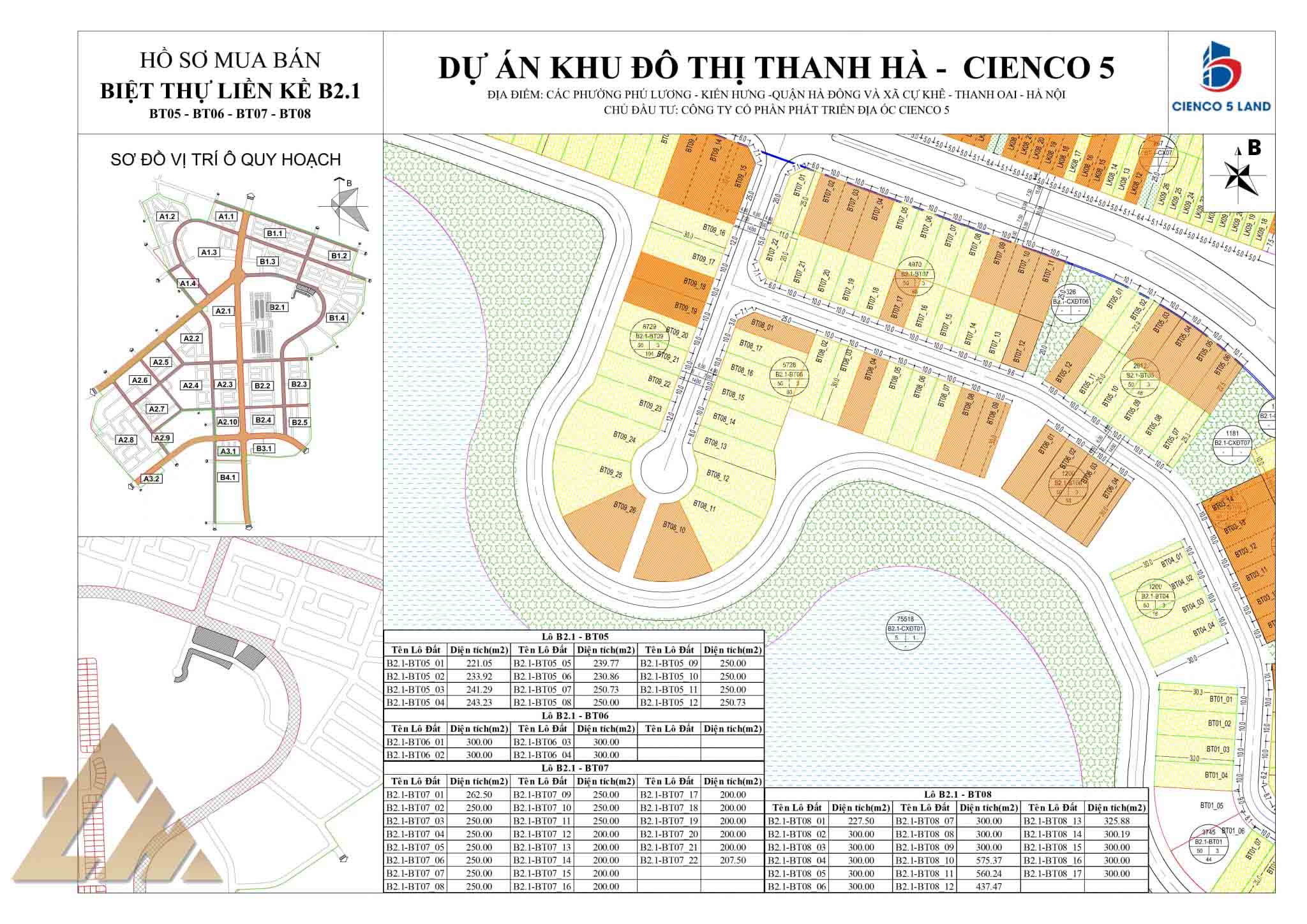 biệt thự thanh hà b2.1