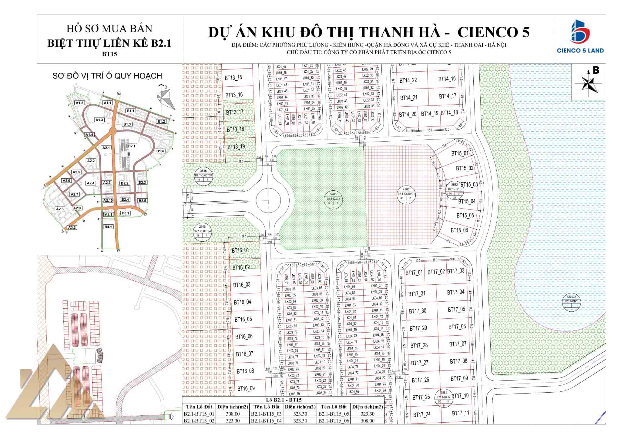 biệt thự thanh hà b2.1