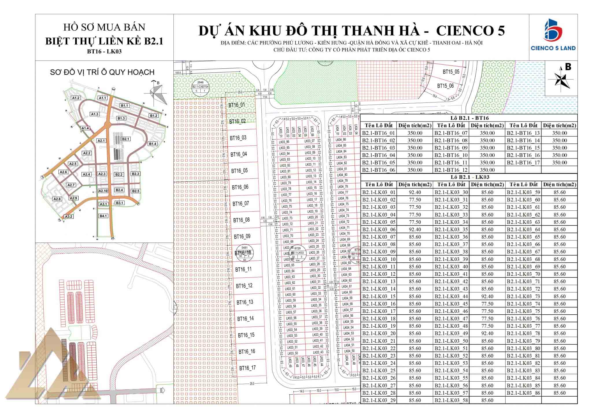 biệt thự thanh hà b2.1