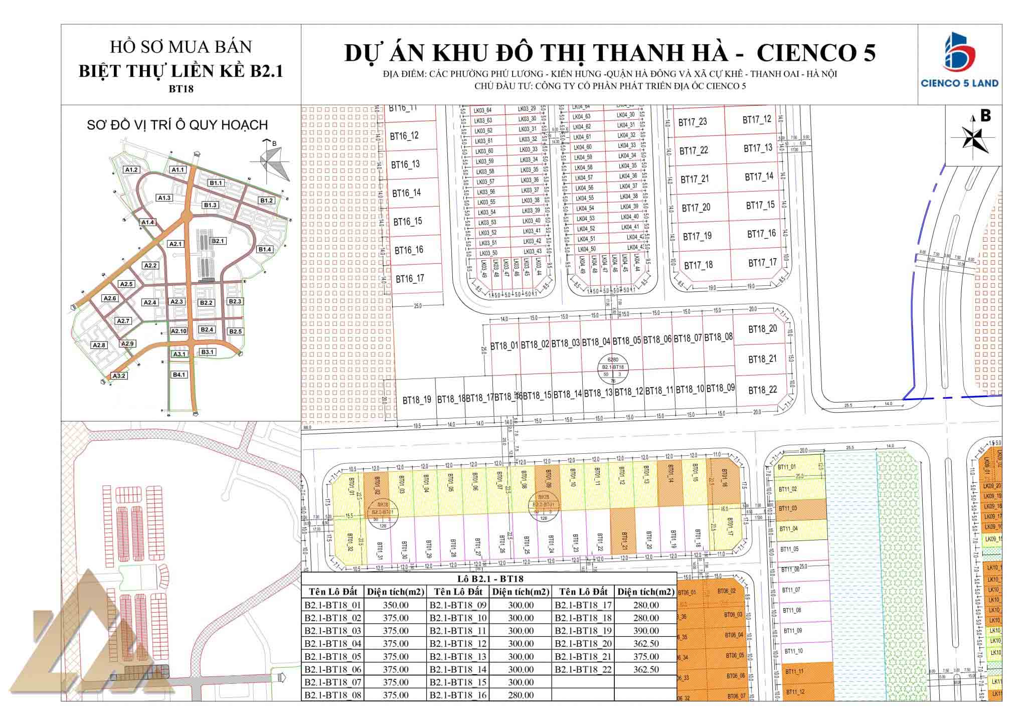biệt thự thanh hà b2.1