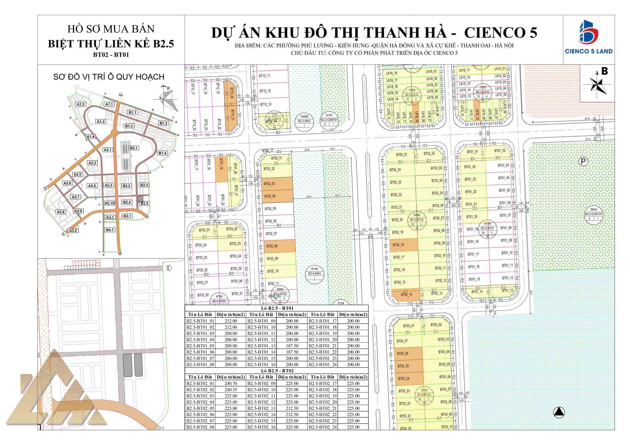 biệt thự thanh hà b2.5