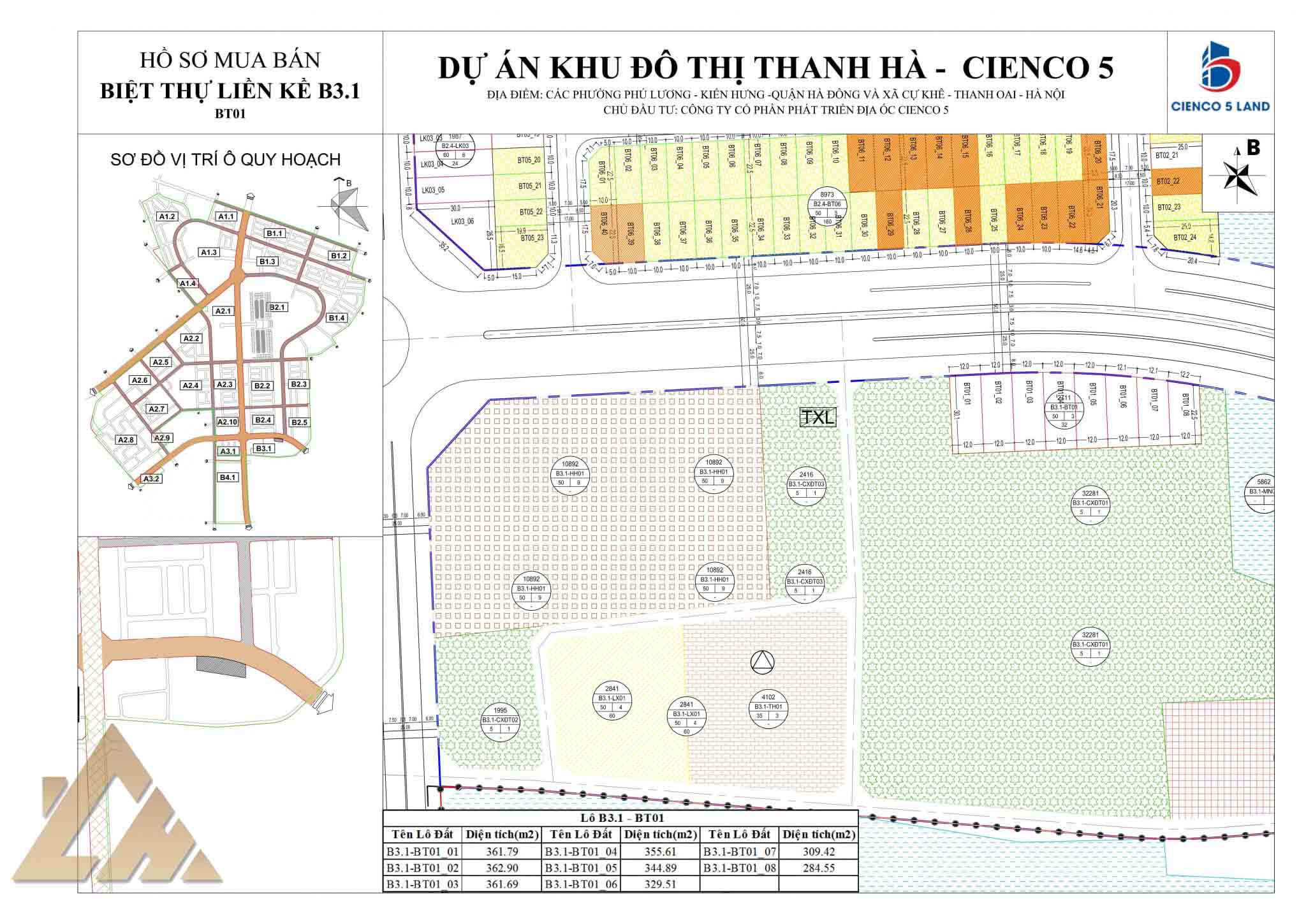 biệt thự thanh hà b3.1
