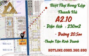 bán biệt thự thanh hà a2.10 biệt thự 01