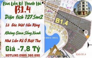 liền kề thanh hà b1.4 liền kề 28 lô 10