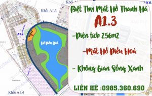 mua biệt thự mặt hồ Thanh Hà