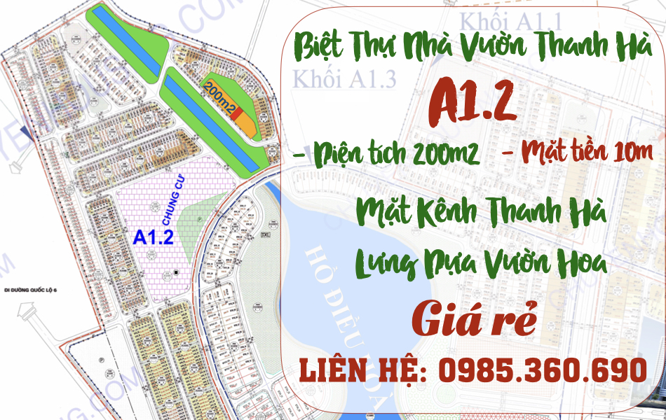 bán biệt thự thanh hà a1.2 biệt thự 04