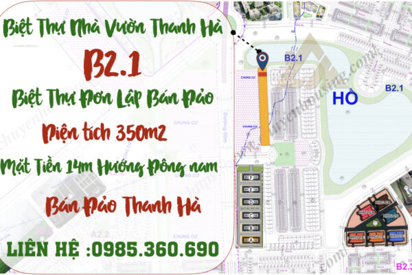 biệt thự thanh hà b2.1 biệt thự