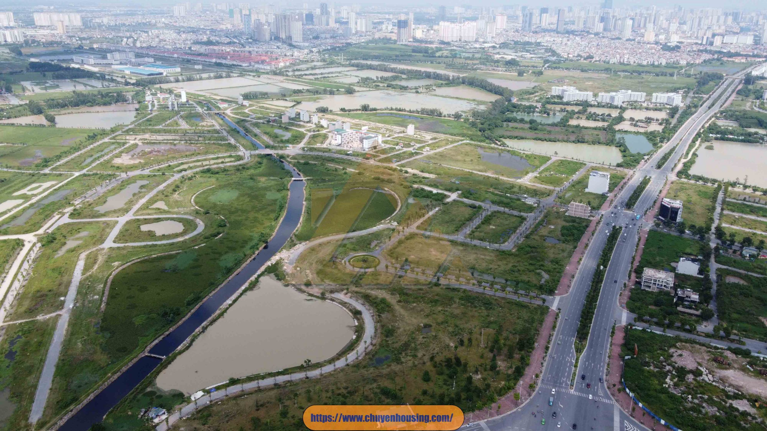 Flycam khu đô thị thanh hà tháng 11 năm 2022