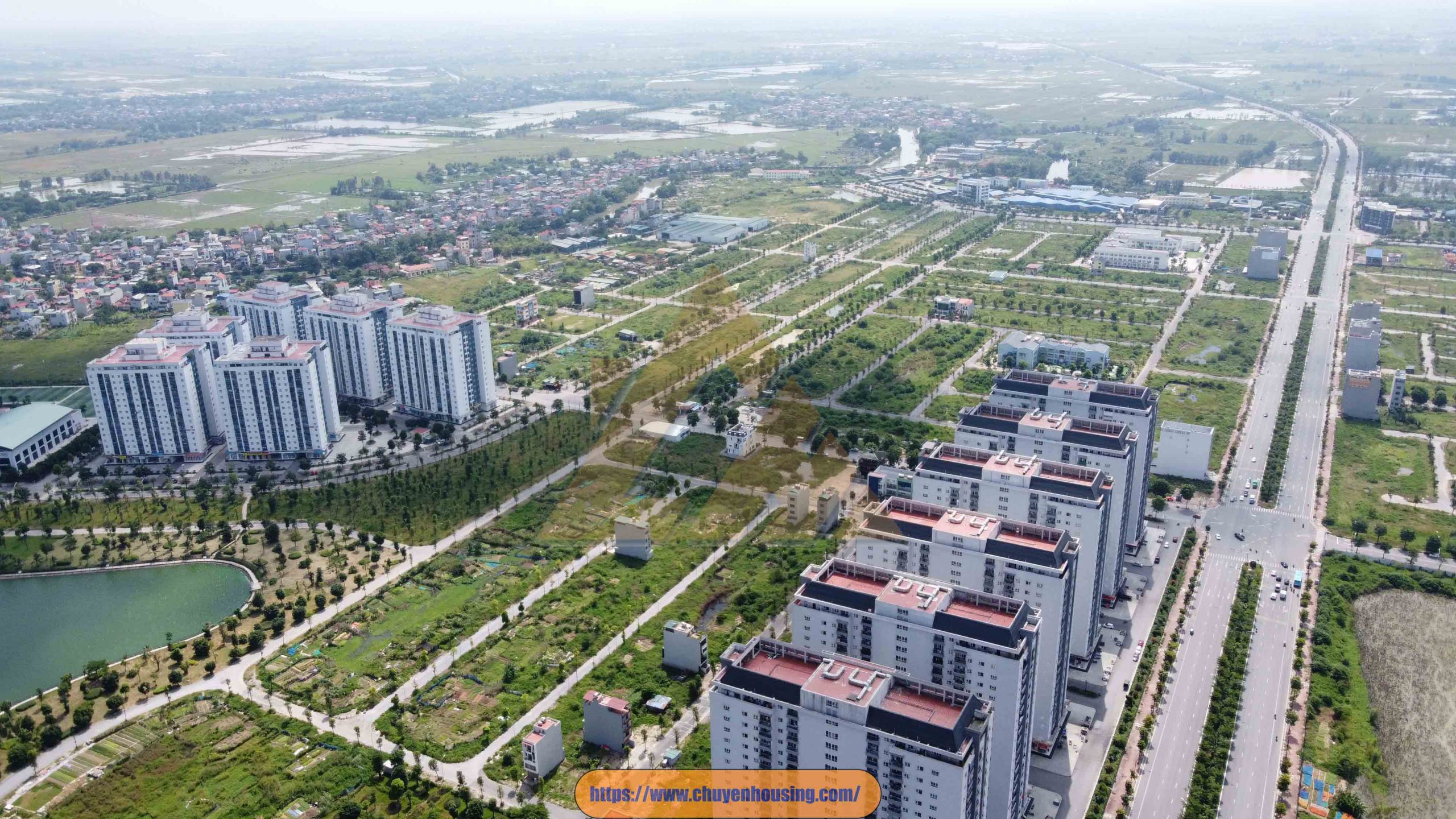 Flycam khu đô thị thanh hà tháng 11 năm 2022