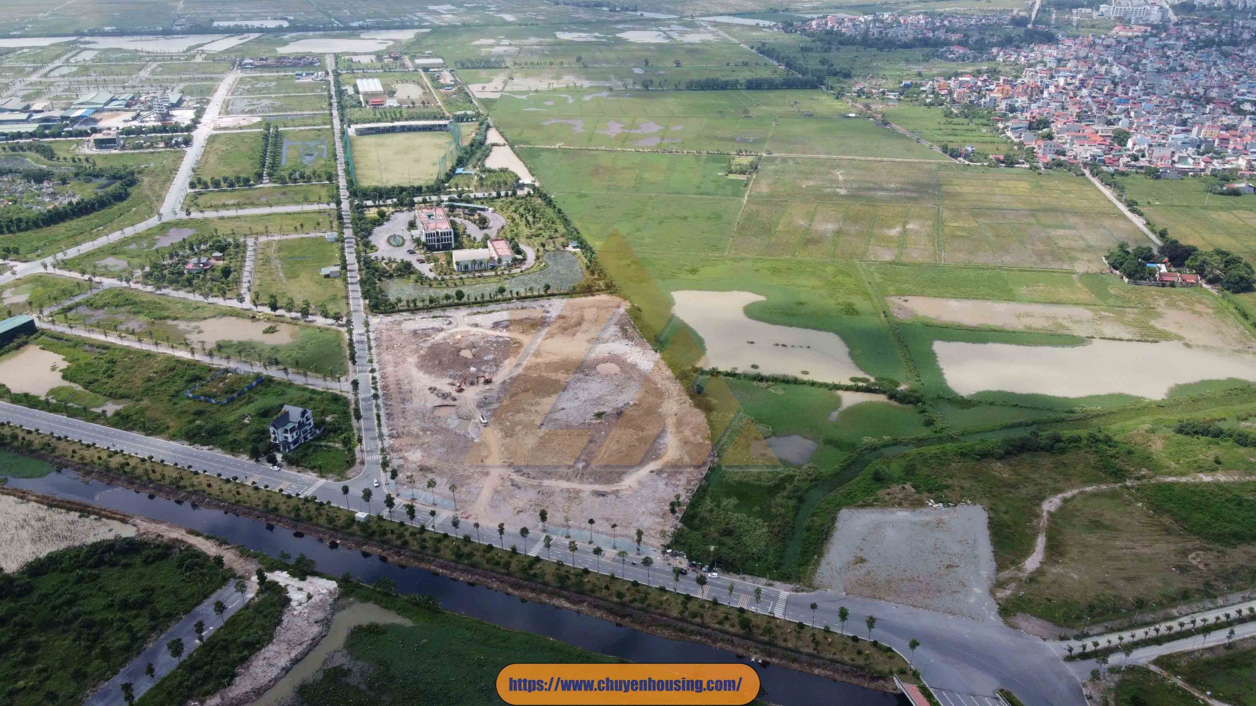 Flycam khu đô thị thanh hà tháng 11 năm 2022