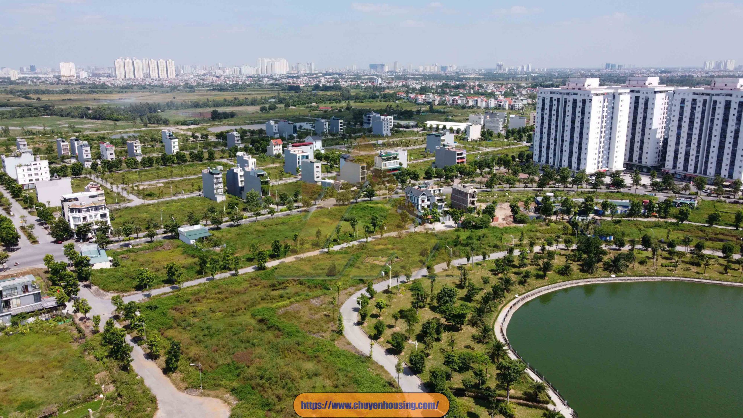 Flycam khu đô thị thanh hà tháng 11 năm 2022