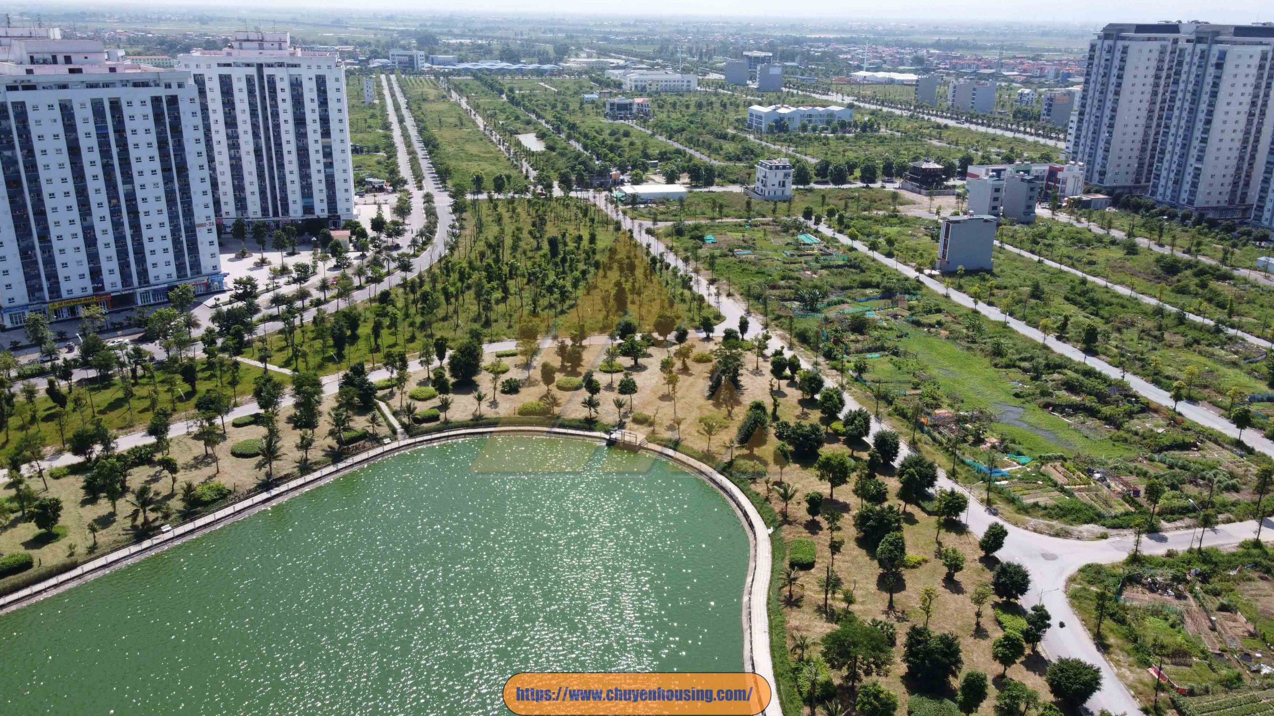 Flycam khu đô thị thanh hà tháng 11 năm 2022