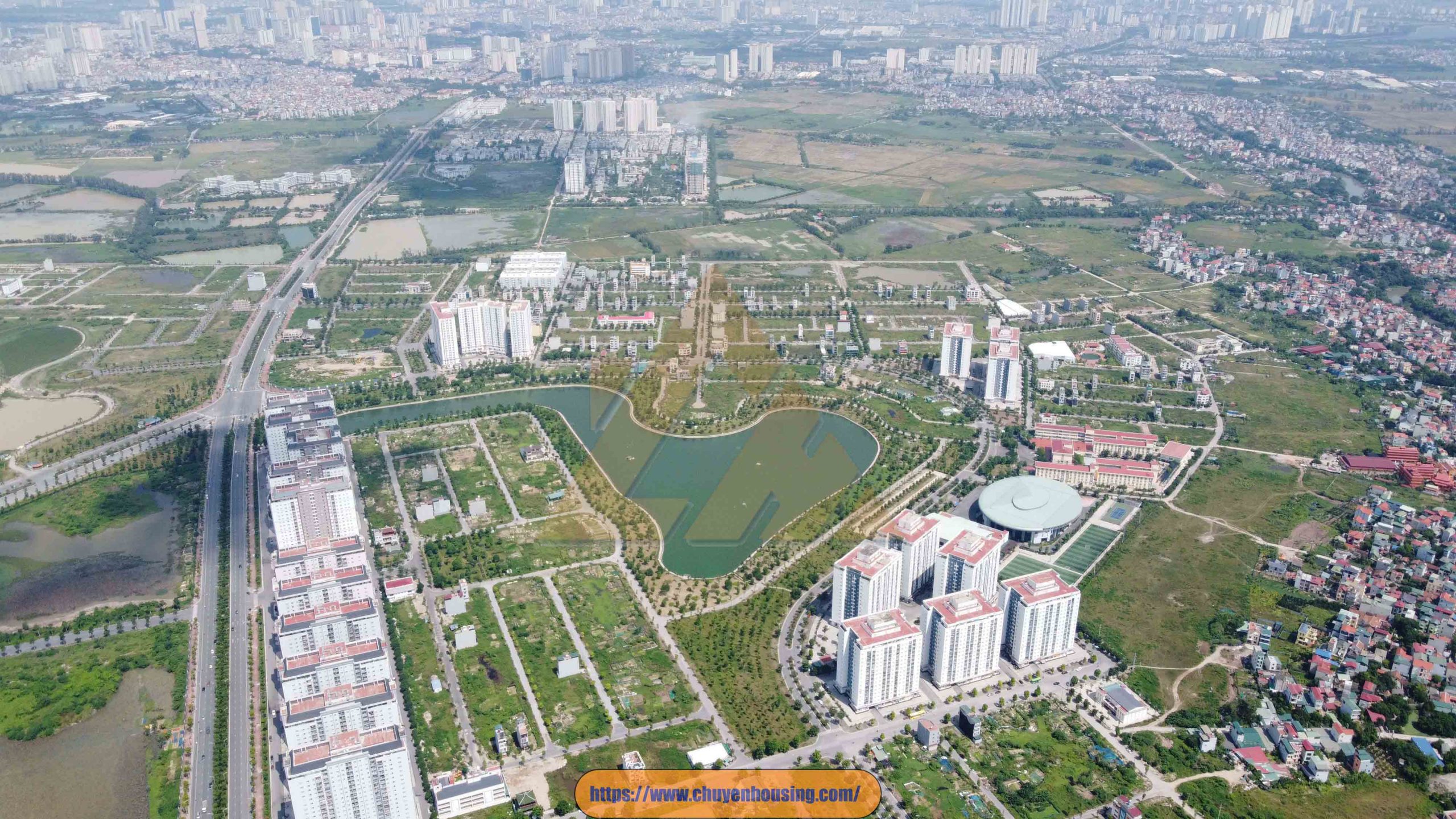 Flycam khu đô thị thanh hà tháng 11 năm 2022