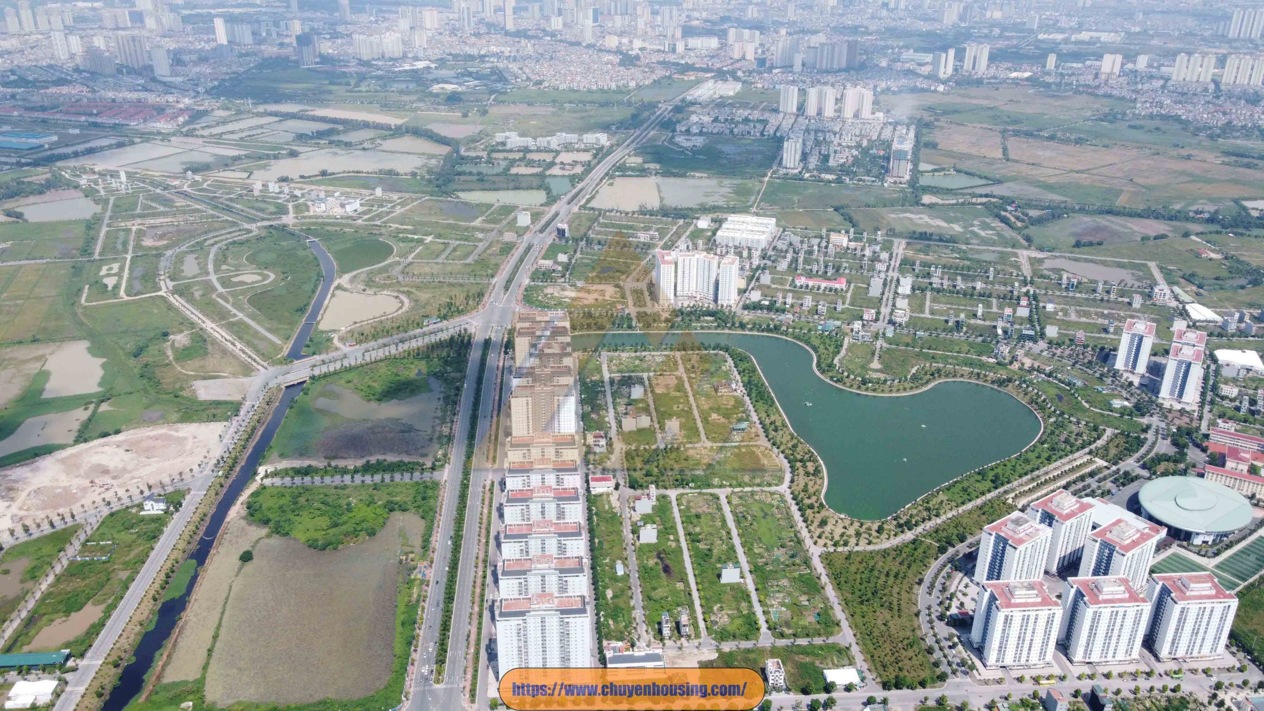 Flycam khu đô thị thanh hà tháng 11 năm 2022