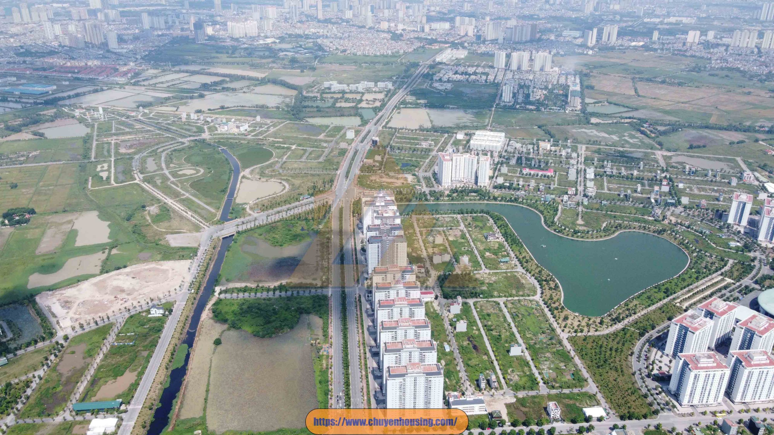 Flycam khu đô thị thanh hà tháng 11 năm 2022
