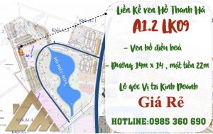 bán liền kề thanh hà a1.2 liền kề 9