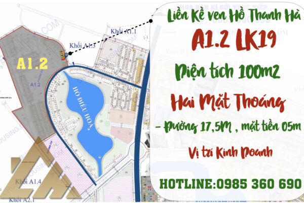 liền kề thanh hà a1.2 liền kề 19 ô 11