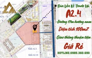 bán liền kề thanh hà a2.4 liền kề 1