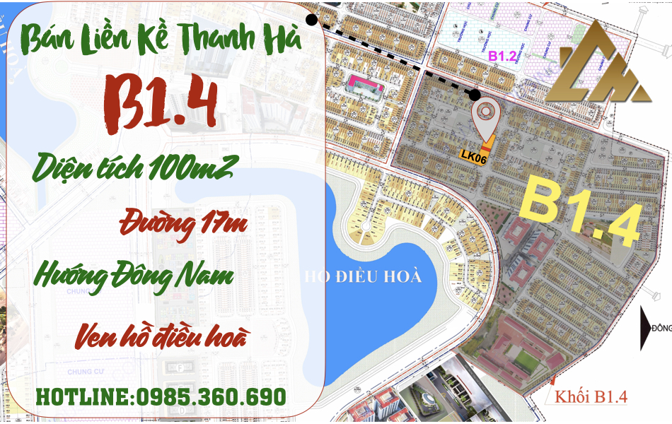 liền kề thanh hà b1.4 liền kề 6