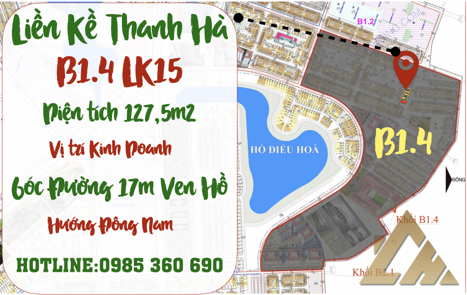 liền kề thanh hà b1.4 liền kề 15 ô 12