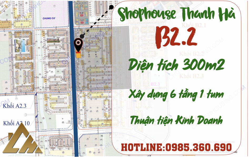 shophouse thanh hà b2.2 liền kề 03