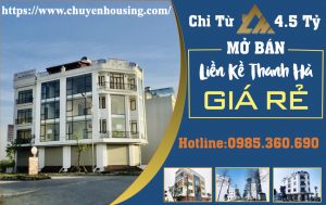 mở bán liền kề thanh hà