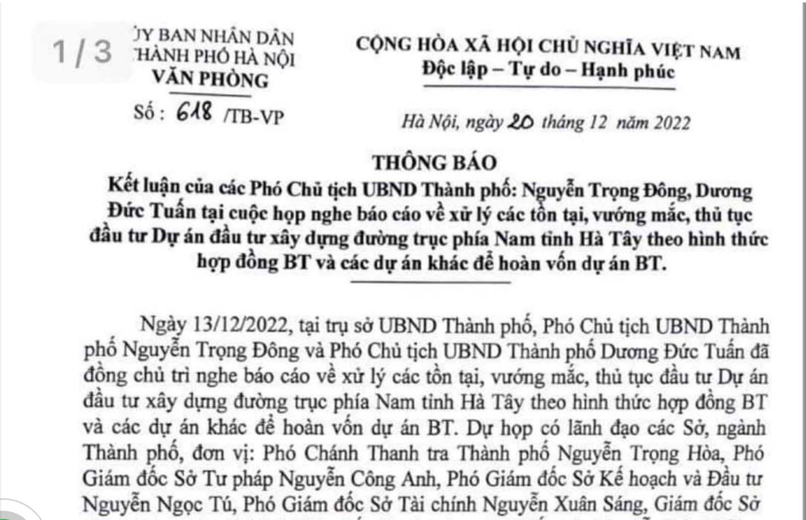 đầu tư xây dựng đường trục phía