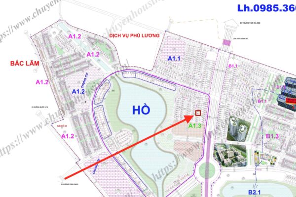 bán biệt thự thanh hà a1.3