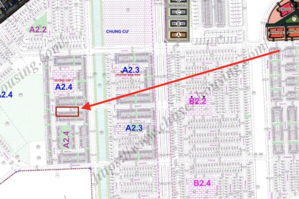 bán liền kề thanh hà a2.4 giá rẻ