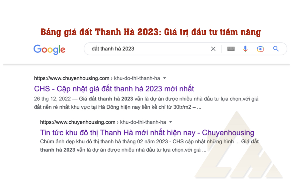 đất thanh hà 2023