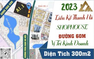 bán shophouse thanh hà a1.1