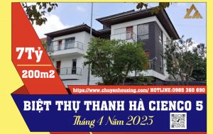 bán biệt thự thanh hà cienco 5