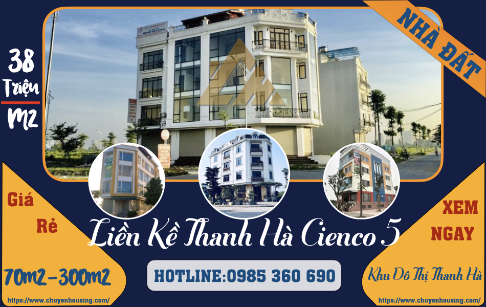 đất nền cienco 5 thanh hà