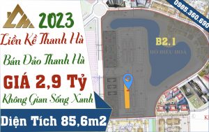 bán liền kề bán đảo Thanh Hà