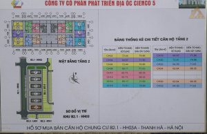 mặt bằng chung cư thanh hà b2.1 hh03 tầng 2