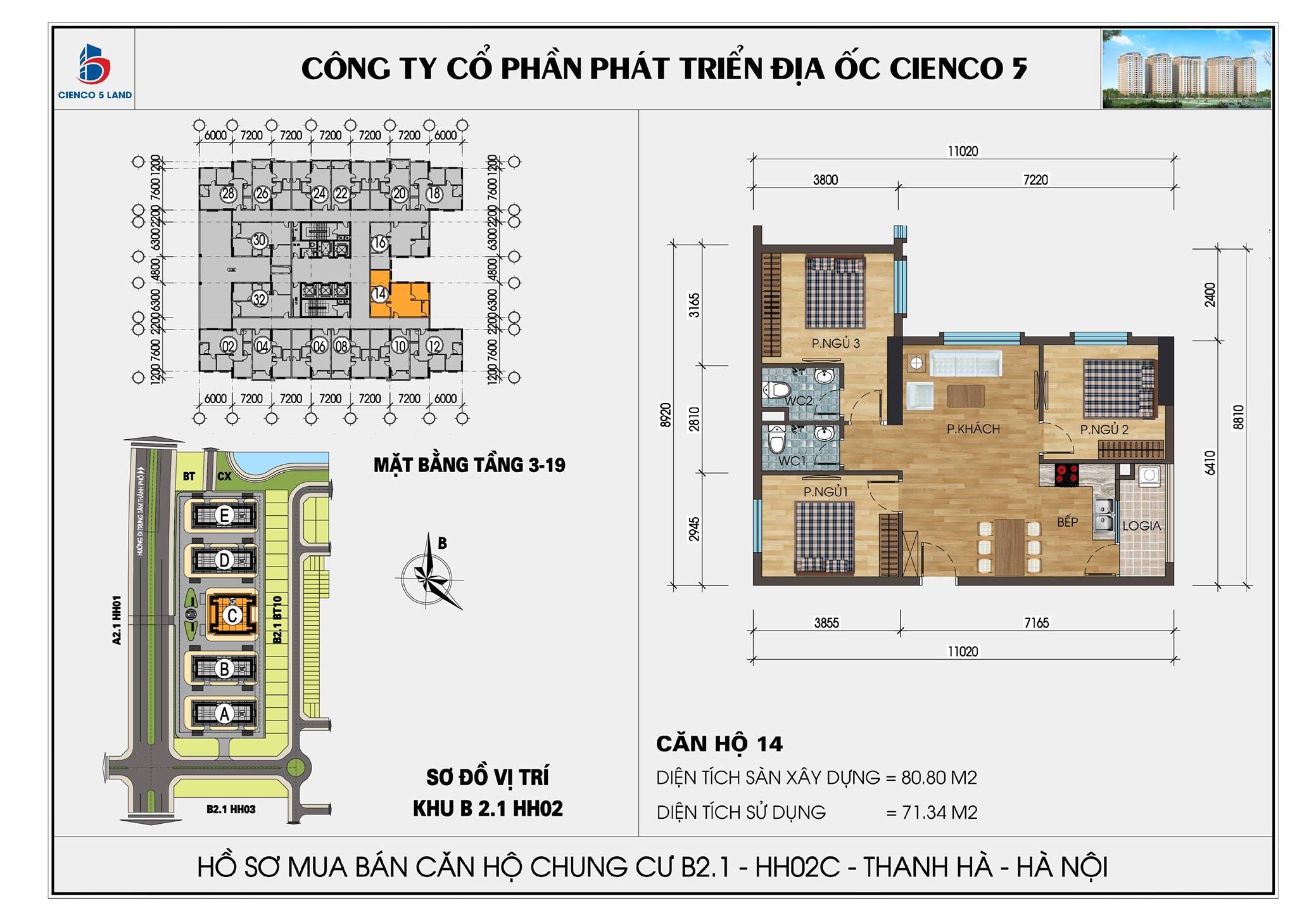 chính chủ bán chung cư thanh hà