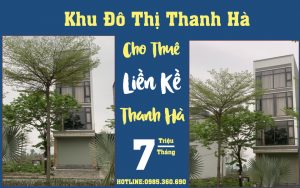 thuê nhà khu đô thị thanh hà