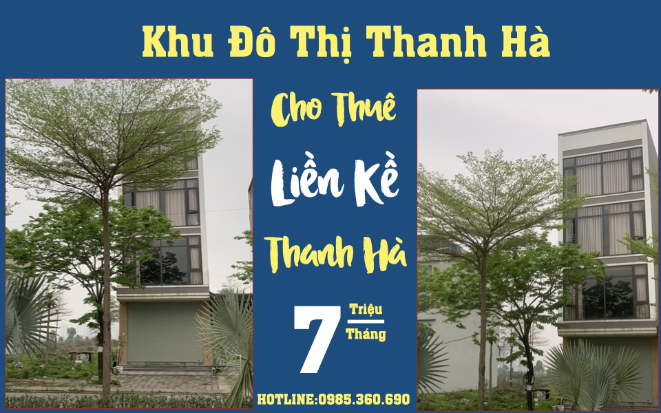 thuê nhà khu đô thị thanh hà