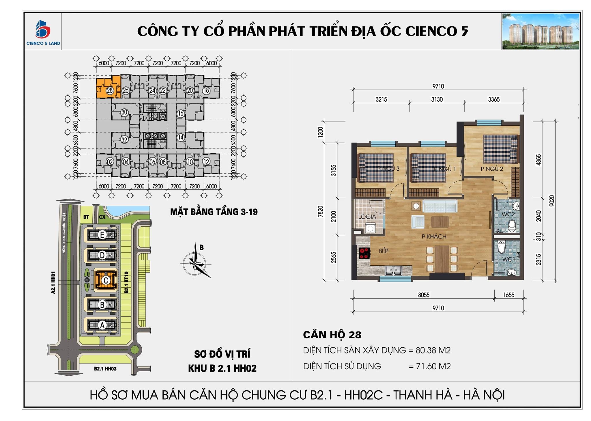 bán chung cư thanh hà b2.1 hh02c căn góc