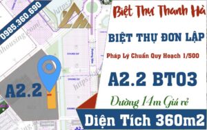 biệt thự đơn lập thanh hà a2.2 biệt thự 3