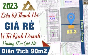 bán liền kề thanh hà a2.3 liền kề 5